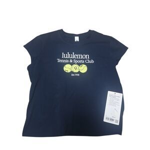 lululemon athletica Baby Tee Navy Tennis Club